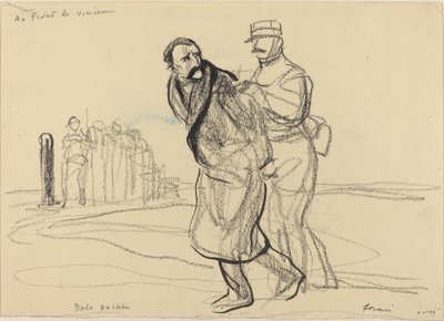 På Vincennes -fronten. Bolo Pasha, c. 19141919. af Jean Louis Forain