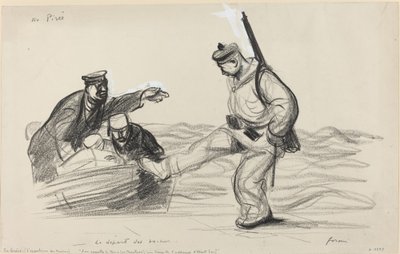 I Piræus. - Bochens afgang. af Jean Louis Forain