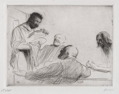 Før middag på Emmaus af Jean Louis Forain