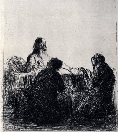 Breaking of the Bread, 1925. af Jean Louis Forain