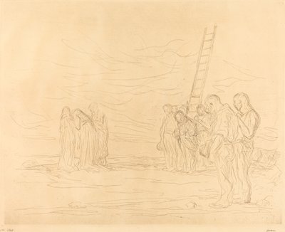 Golgata (første tallerken) af Jean Louis Forain
