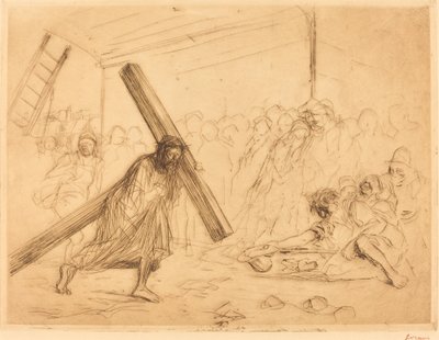 Kristus bærer korset (fjerde plade) af Jean Louis Forain