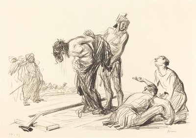 Kristus frataget sit tøj af Jean Louis Forain
