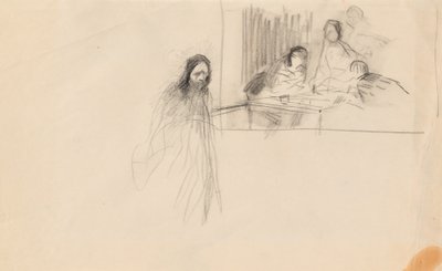 Kristus i Emmaus af Jean Louis Forain