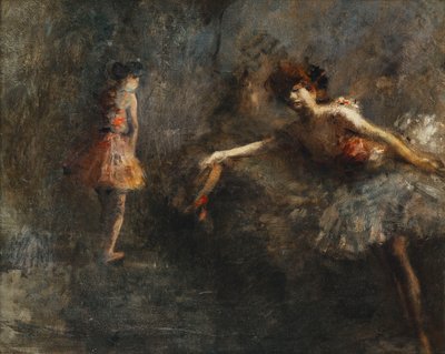 Cirkusartist; Cirkus kunstnere, af Jean Louis Forain