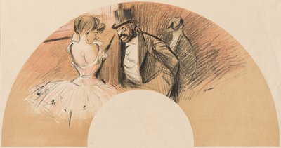 Eventtail Bal Gavarni. af Jean Louis Forain