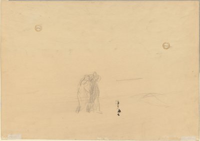 Figurer i et landskab (verso) af Jean Louis Forain