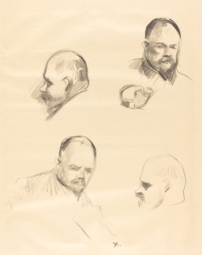 Fire skitser af Ambroise Vollard af Jean Louis Forain