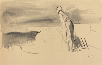 Frankrig Watching, ca. 19141919. af Jean Louis Forain