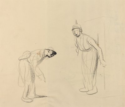Skjuler "louis" [verso] af Jean Louis Forain