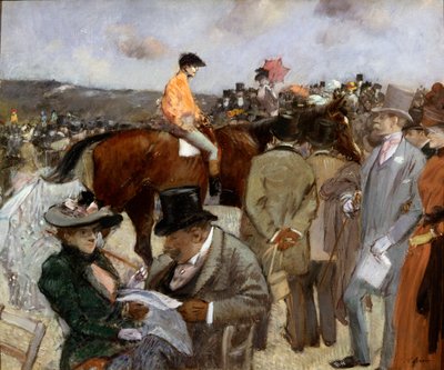 Hestevæddeløb, 1888. af Jean Louis Forain