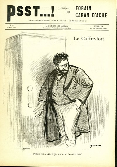 Illustration af Jean-Louis Forain (1852-1931) i Psst...! af Jean Louis Forain