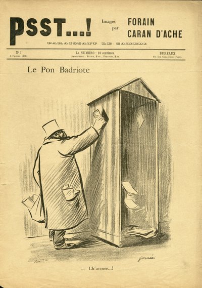 Illustration af Jean-Louis Forain (1852-1931) i Psst...! af Jean Louis Forain