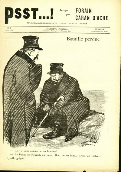 Illustration af Jean-Louis Forain (1852-1931) i Psst...! af Jean Louis Forain