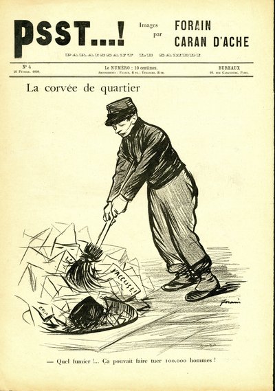Illustration af Jean-Louis Forain (1852-1931) i Psst...! af Jean Louis Forain