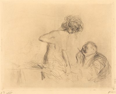 I et privat værelse (første plade) af Jean Louis Forain