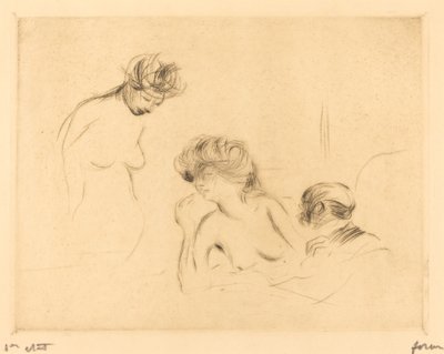 I et privat værelse (tredje plade) af Jean Louis Forain