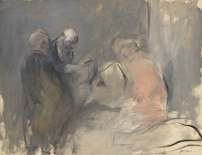 På hospitalet (recto) af Jean Louis Forain