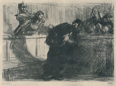 Den Inveighed Advokat, 1919 af Jean Louis Forain
