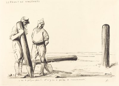 Fronten af ​​Vincennes af Jean Louis Forain