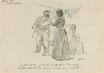 Den anarkistiske fare, ca. 1897. af Jean Louis Forain