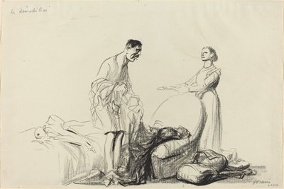 De demobiliserede, ca. 19141919. af Jean Louis Forain