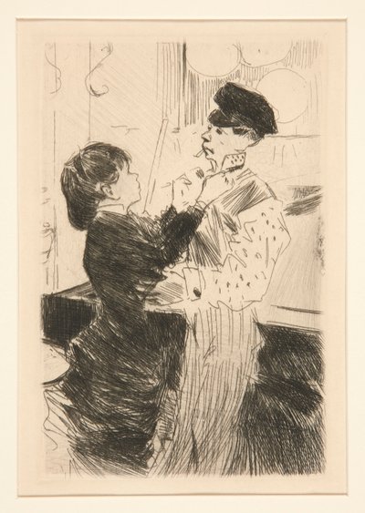 Knyt slipset af Jean Louis Forain