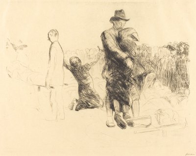 Lourdes, Transport af lammede af Jean Louis Forain