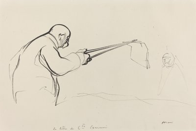 Hr. Clemenceau. Cte Czernins brev af Jean Louis Forain