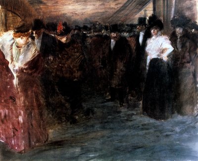 Musiksalen, 1895-1896 af Jean Louis Forain