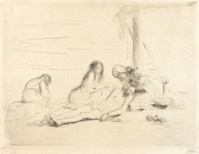 Pietà (første tallerken) af Jean Louis Forain
