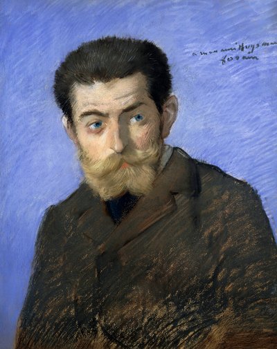 Portræt af Joris Karl Huysmans, pseudonym af Charles-Marie-Georges Huysmans (Paris af Jean Louis Forain