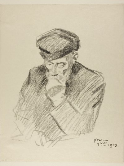 Portræt af Renoir, fjerde plade af Jean Louis Forain