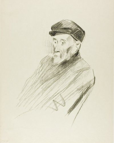 Portræt af Renoir, tredje plade af Jean Louis Forain