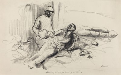 Bare rolig, jeg er tilbage., c. 19141919. af Jean Louis Forain