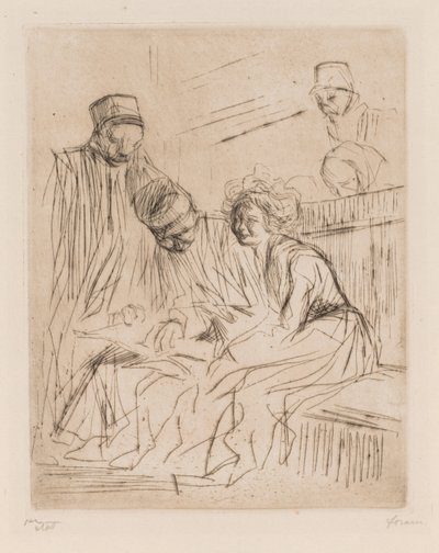 Oplæsning af Kammeradvokaten af Jean Louis Forain