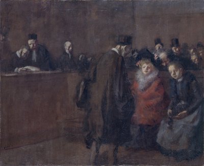 Rettens scene af Jean Louis Forain
