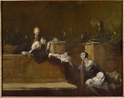 Retsscener ... af Jean-Louis Forain