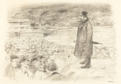 Scene of a Strike (tredje plade) af Jean Louis Forain