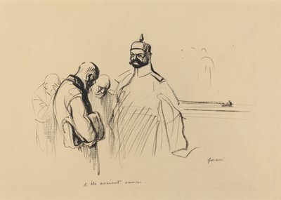Hvis de havde vundet, ca. 1919. af Jean Louis Forain