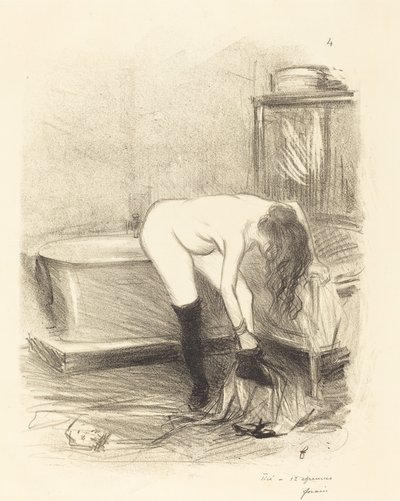 The Bath (lodret plade) af Jean Louis Forain