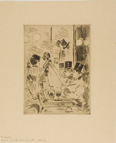 Caféen i det nye Athen af Jean-Louis Forain