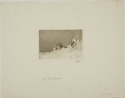 Den døde pige af Jean Louis Forain