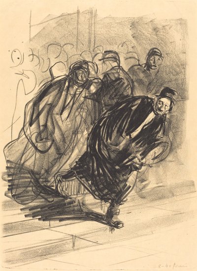 Advokaten forfulgte af Jean Louis Forain