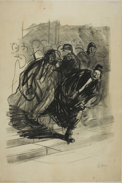 Advokaten forfulgte af Jean Louis Forain
