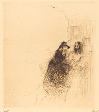 Mødet under buen (anden plade) af Jean Louis Forain