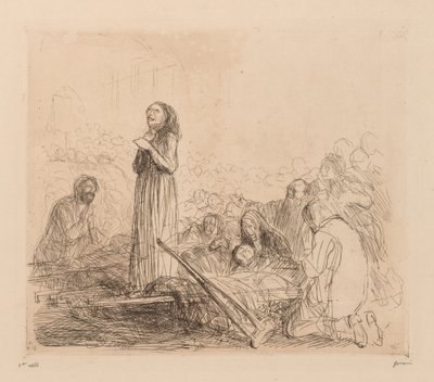 Miraklet i Lourdes af Jean Louis Forain