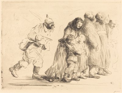 The Notables (stor tallerken) af Jean Louis Forain