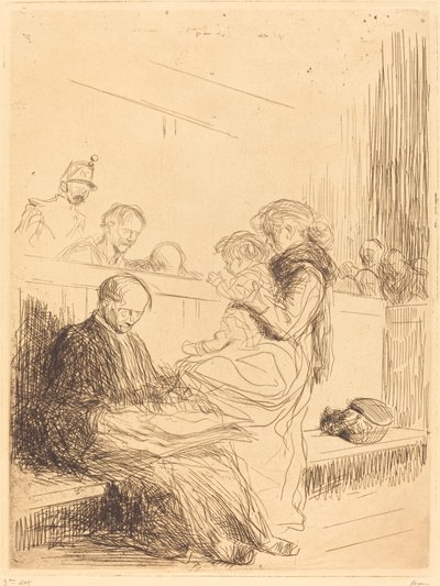 Fangen og barnet af Jean Louis Forain