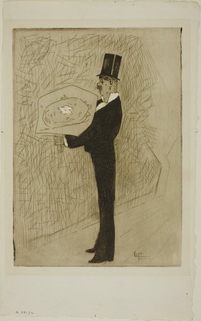 Toffet med en buket af Jean Louis Forain